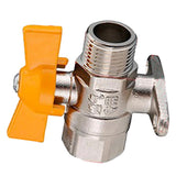 Max Maxb Copper Gas Fuel Hose Valve Fuel Line Shutoff Ball Valve Pipe Fittings H