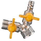 Max Maxb Copper Gas Fuel Hose Valve Fuel Line Shutoff Ball Valve Pipe Fittings J