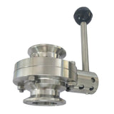 Max Tri-Clamp Sanitary Butterfly Valve Stainless Steel 304  25mm