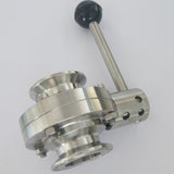 Max Tri-Clamp Sanitary Butterfly Valve Stainless Steel 304  25mm