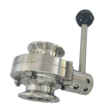 Max Tri-Clamp Sanitary Butterfly Valve Stainless Steel 304  25mm