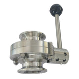 Max Tri-Clamp Sanitary Butterfly Valve Stainless Steel 304  25mm