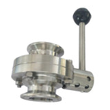 Max Tri-Clamp Sanitary Butterfly Valve Stainless Steel 304  25mm