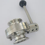 Max Tri-Clamp Sanitary Butterfly Valve Stainless Steel 304  51mm