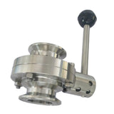Max Tri-Clamp Sanitary Butterfly Valve Stainless Steel 304  51mm