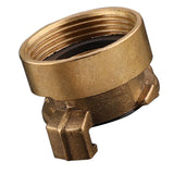 Max Maxb Brass Garden Hose Fitting Connectors, Female Hose Quick Adaptor DN32