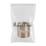 Max Brass Pipe Hex Nipple Fitting Adapter Male Thread Water Oil Connector DN40