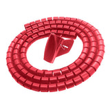 Max PE Cable Sleeve Cable Bundler Management Cord Organizer System Red