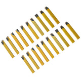 Maxbell 20x Carbide Tipped Lathe Metal Cutter Bit Cutting Turning Tool Set 6.35mm