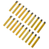 Maxbell 20x Carbide Tipped Lathe Metal Cutter Bit Cutting Turning Tool Set 6.35mm