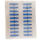 Maxbell 20 PCS Carbide Brazed Tipped Cutter Welding Turning Tool Blue 3:8 inch