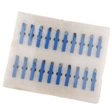 Maxbell 20 PCS Carbide Brazed Tipped Cutter Welding Turning Tool Blue 3:8 inch