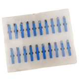Maxbell 20 PCS Carbide Brazed Tipped Cutter Welding Turning Tool Blue 3:8 inch