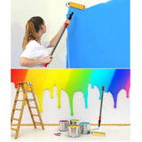 Max 90cm Roller Brush DIY Paint Roller Long Handle Brush Room Wall Painting Tool