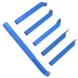 Maxbell 6x Carbide Brazed Tipped Cutter Welding Turning Tool Blue for Mini Lathes