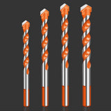 Maxbell 10 Pack HSS Straight Shank Coated Triangle Twist Spiral Drill Bit Set 6mm