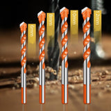 Maxbell 10 Pack HSS Straight Shank Coated Triangle Twist Spiral Drill Bit Set 6mm