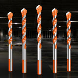 Maxbell 10 Pack HSS Straight Shank Coated Triangle Twist Spiral Drill Bit Set 8mm