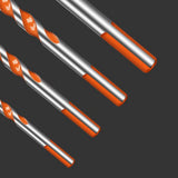 Maxbell 10 Pack HSS Straight Shank Coated Triangle Twist Spiral Drill Bit Set 8mm
