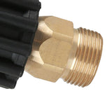 Max High Pressure Cleaner Water Pipe Machine Water Outlet Adapter M22 Black A2
