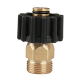 Max High Pressure Cleaner Water Pipe Machine Water Outlet Adapter M22 Black A2