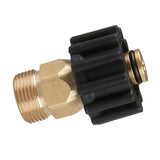 Max High Pressure Cleaner Water Pipe Machine Water Outlet Adapter M22 Black A2