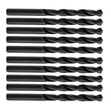 Maxbell 10 Pieces High speed steel straight shank twist drill fits all power drills 0.10x2.24Inches
