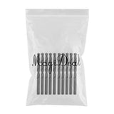 Maxbell 10 Pieces High speed steel straight shank twist drill fits all power drills 0.10x2.24Inches