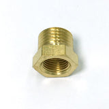 Max 10PCS 1/8 Male x 1/4 Inch Brass Invert Flare Female Pipe Adapter Fitting