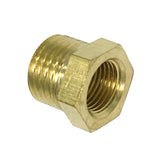 Max 10PCS 1/8 Male x 1/4 Inch Brass Invert Flare Female Pipe Adapter Fitting