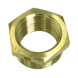 Max Pipe Brass Thread Adapter Hose Fittings Hose Connector  1 inch x 6 points