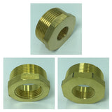 Max 1 Pc Full Brass Male to Female Thread Adapter Connector Fitting DN40 x DN15