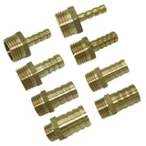 Maxbell 1x Brass Barbed Hose Fitting Connector Adapter with Male Pipe 6mm Barb Dia