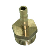 Maxbell 1x Brass Barbed Hose Fitting Connector Adapter with Male Pipe 6mm Barb Dia