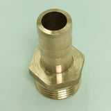 Maxbell 1x Brass Barbed Hose Fitting Connector Adapter with Male Pipe 12mm Barb Dia