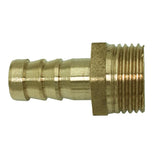 Maxbell 1x Brass Barbed Hose Fitting Connector Adapter with Male Pipe 12mm Barb Dia