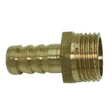 Maxbell 1x Brass Barbed Hose Fitting Connector Adapter with Male Pipe 12mm Barb Dia