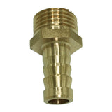 Maxbell 1x Brass Barbed Hose Fitting Connector Adapter with Male Pipe 12mm Barb Dia