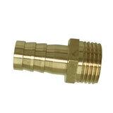 Maxbell 1x Brass Barbed Hose Fitting Connector Adapter with Male Pipe 14mm Barb Dia