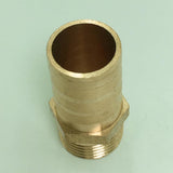 Maxbell 1x Brass Barbed Hose Fitting Connector Adapter with Male Pipe 19mm Barb Dia