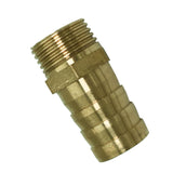 Maxbell 1x Brass Barbed Hose Fitting Connector Adapter with Male Pipe 19mm Barb Dia