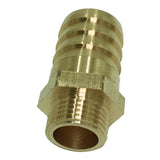 Maxbell 1x Brass Barbed Hose Fitting Connector Adapter with Male Pipe 25mm Barb Dia