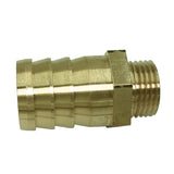 Maxbell 1x Brass Barbed Hose Fitting Connector Adapter with Male Pipe 25mm Barb Dia