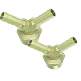 Max Brass 1/2 inch Thread Two Way Quick Joint Coupler Fittings 20mm X 8mm