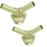 Max Brass 1/2 inch Thread Two Way Quick Joint Coupler Fittings 20mm X 8mm