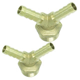 Max Brass 1/2 inch Thread Two Way Quick Joint Coupler Fittings 20mm X 8mm