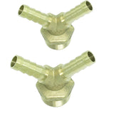 Max Brass 1/2 inch Thread Two Way Quick Joint Coupler Fittings 20mm X 8mm