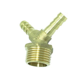 Max Brass 1/2 inch Thread Two Way Quick Joint Coupler Fittings 20mm X 8mm