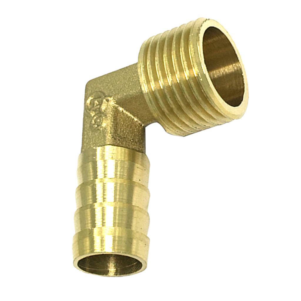 Max Brass 1/2 inch Thread 90 Degree Quick Joint Coupler Fittings 20mm x 14mm