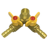 Max Brass 1/2 inch Male Thread 2 Plug-in Valve Pneumatic Quick Coupler Fittings